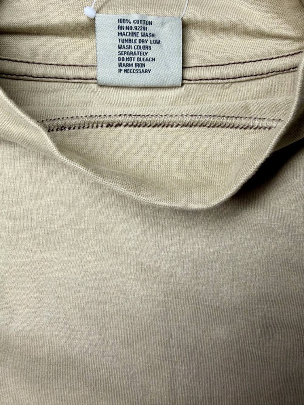 PJ Mark Men’s Khaki Long Sleeve Button‑Up Shirt NWT Size L - Picture 2 of 6